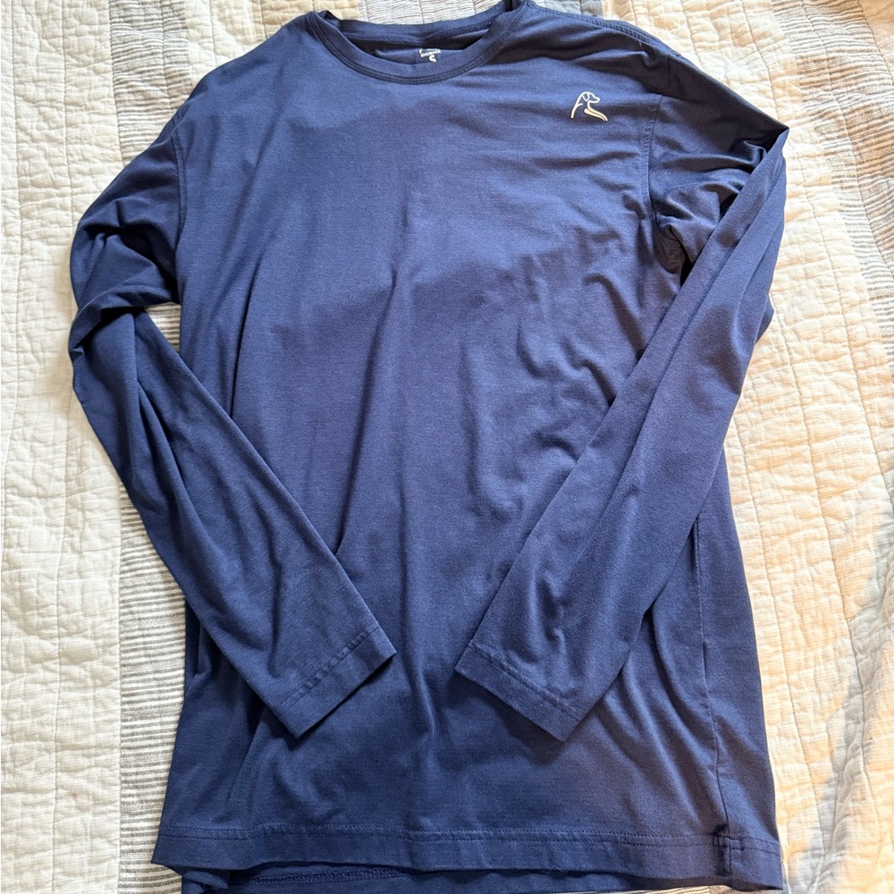 Rhoback Men's Blue Long Sleeve Tee